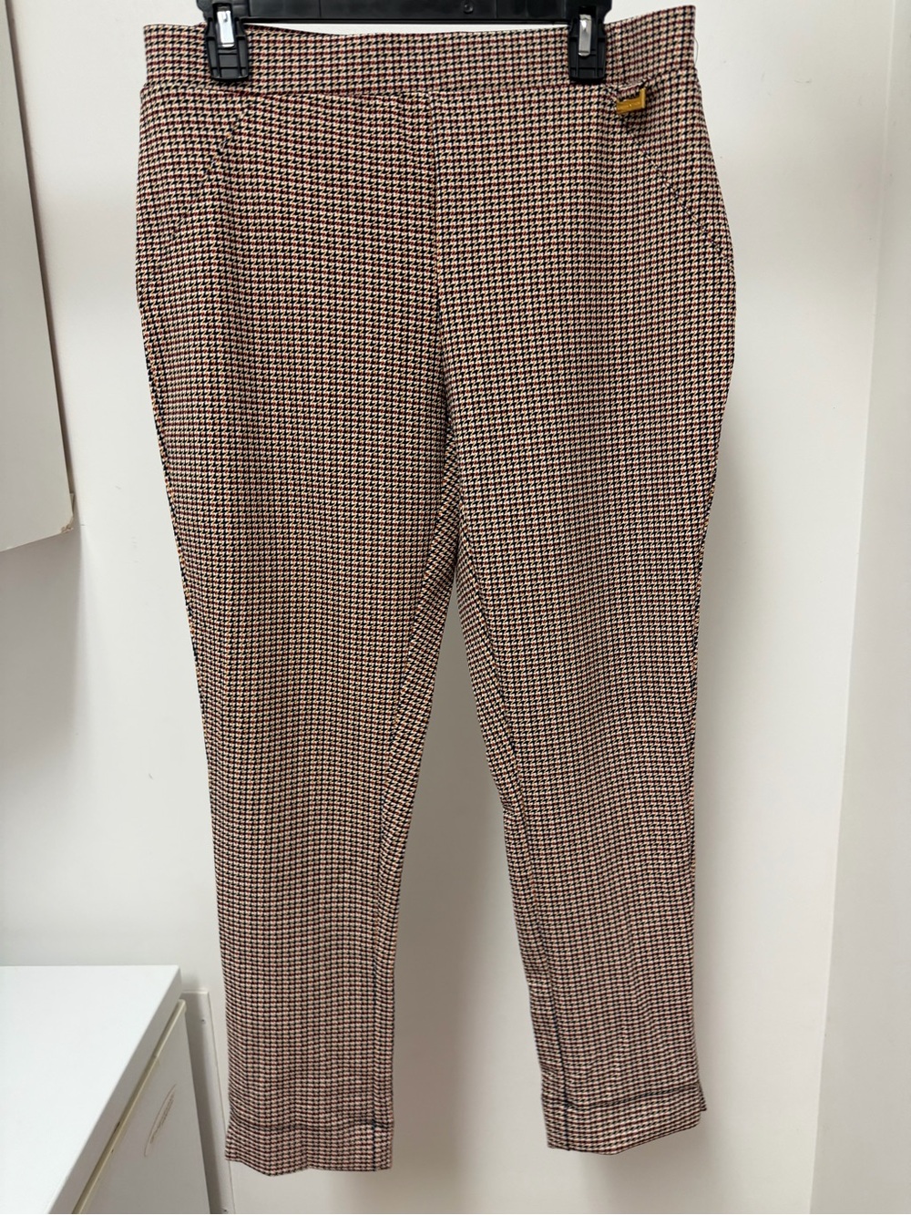 Adrienne Vittadini Houndstooth Skinny Pants